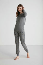 U.S. Polo Women Round Neck Pajama Set